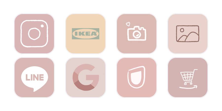 Pink App Icon Pack[NB9rFs1mAnsZqFRFCZba]