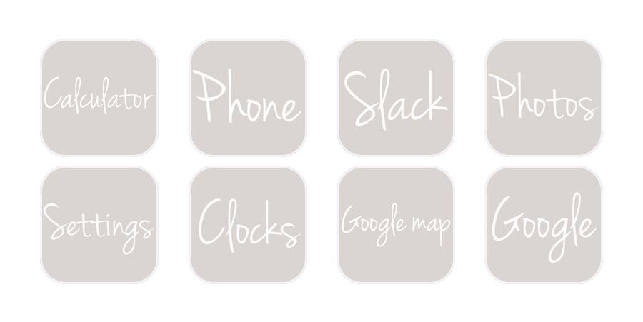 gray icons App Icon Pack[clr8eMY6oOdl7QmxfMPM]