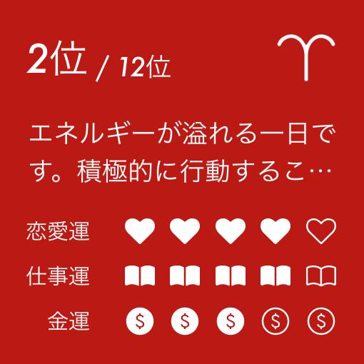 Red Horoscope Widget ideas[templates_etuHvJ4ONbBS9jn2k6WZ_9F75C4EB-5B1A-4C93-8527-9CFBA2E4AF59]